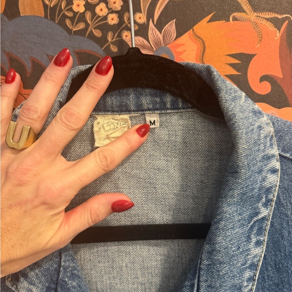 1980s Original BONGO cropped Denim Jacket - Picture 2 of 5